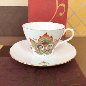 Shelley Queen Elizabeth II Prince Philip Canada Visit 1959 Teacup And Saucer